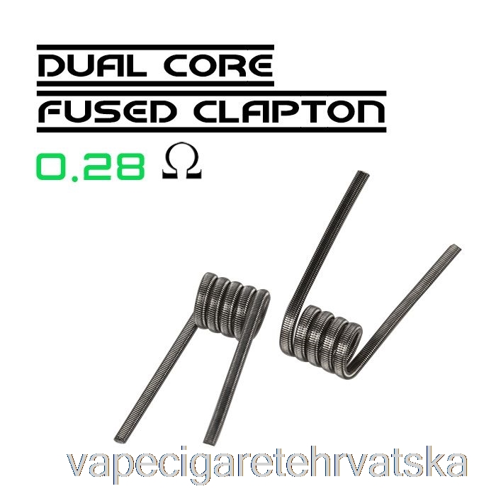 Vape Hrvatska Wotofo Comp žica - Gotove Zavojnice 0.28ohm Dual Core Fused Clapton - Pakiranje Od 10